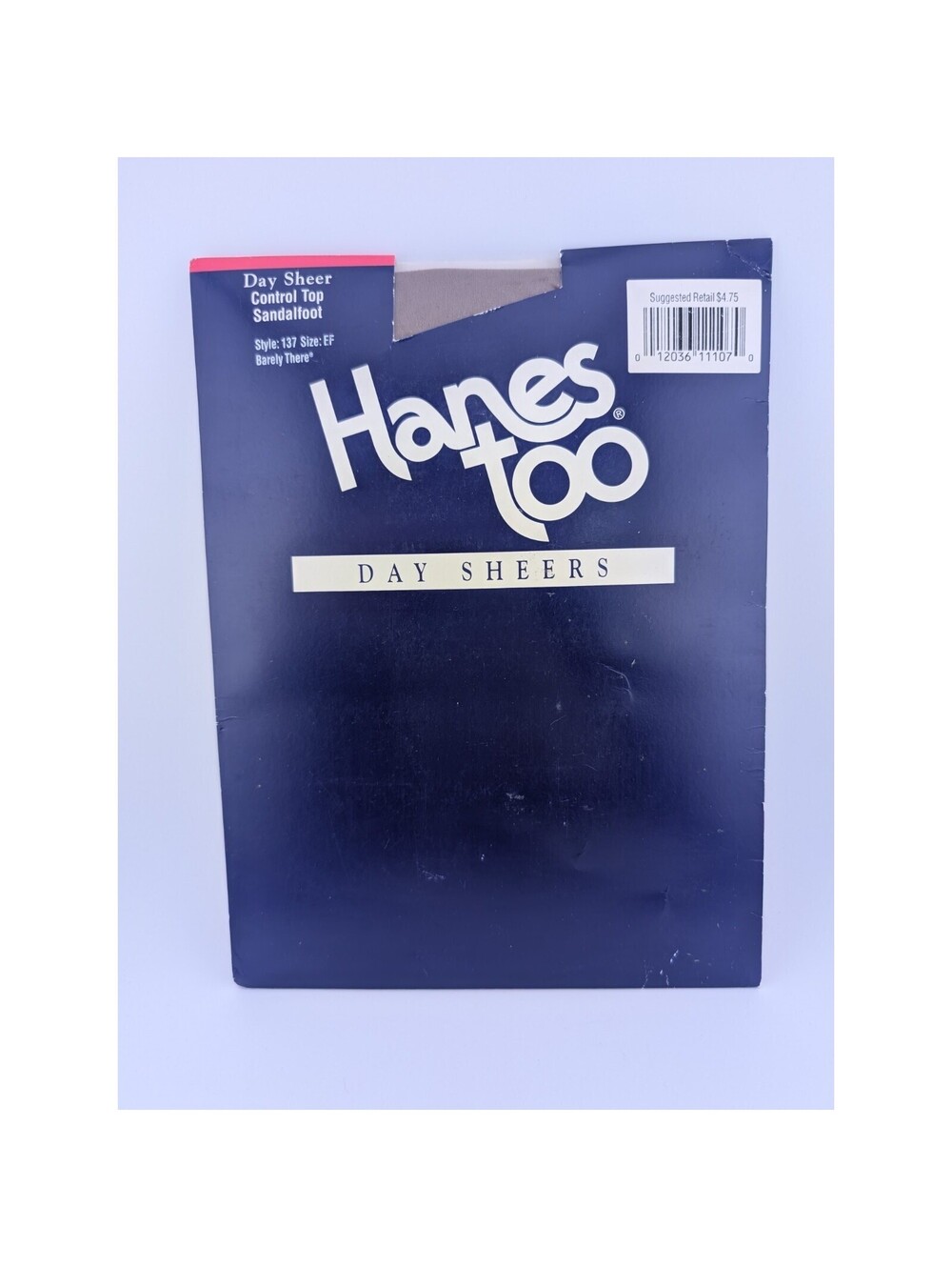 Hanes Too Barely There Size EF Day Sheer Style 137 Pantyhose Control Top Sandal